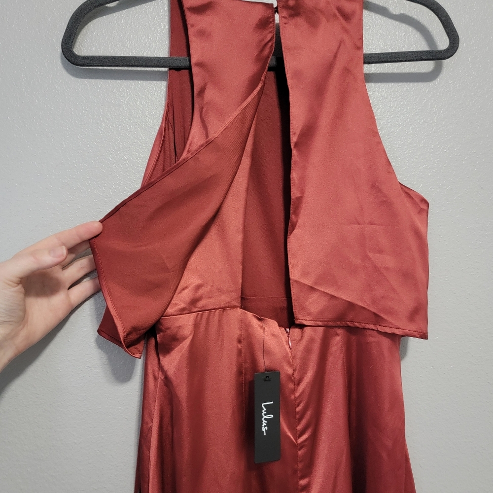 Lulu's Rust Maxi Dress - Picture 5 of 8